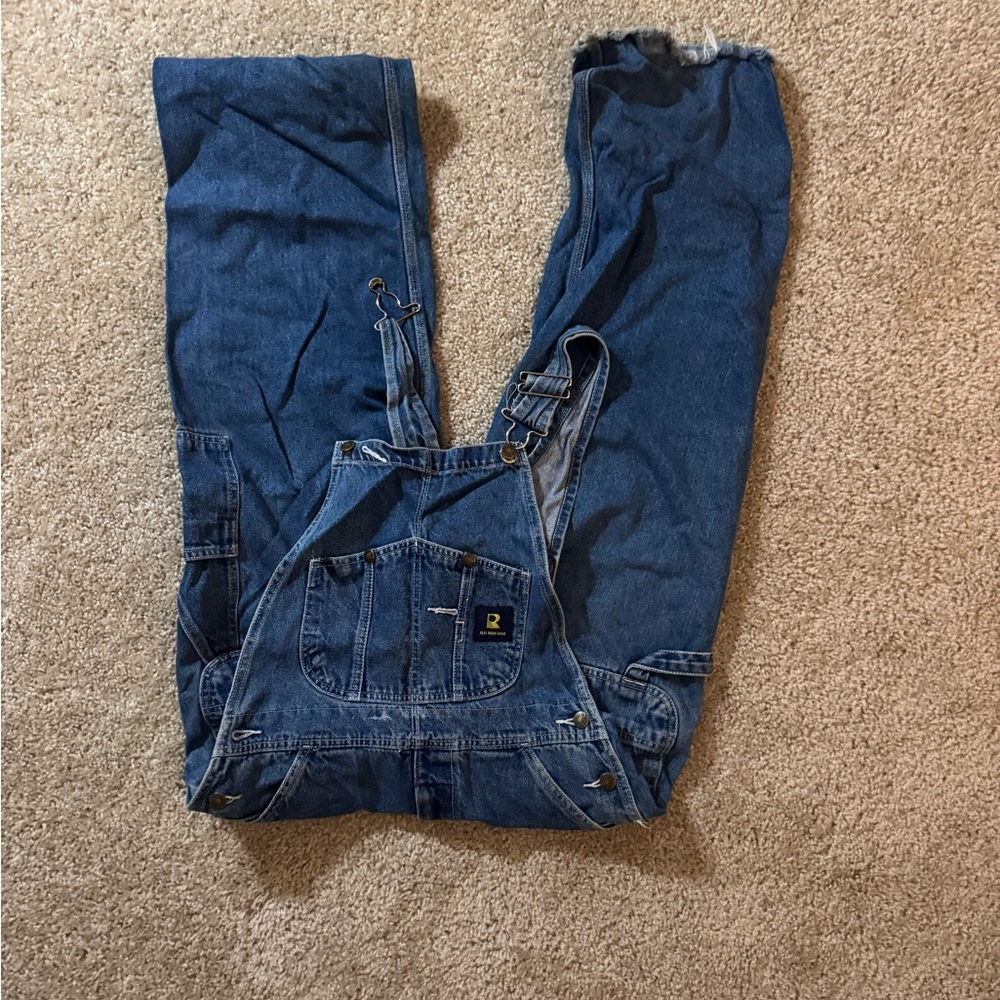 Blue Denim Overalls